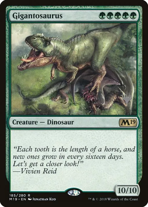 Gigantosaurus · Core Set 2019 Promos 185p/95