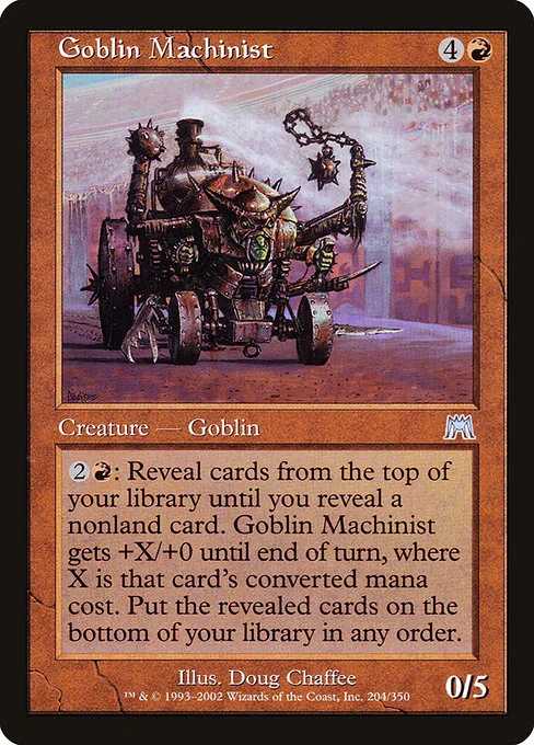 Goblin Machinist · Onslaught 204/351