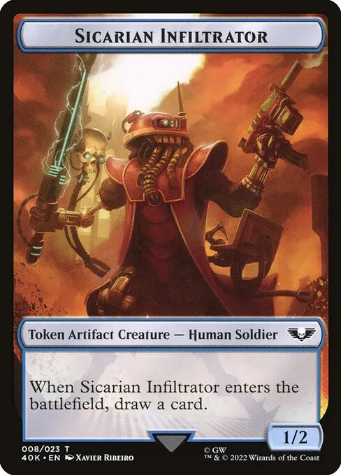 Sicarian Infiltrator · Warhammer 40,000 Tokens 8/31