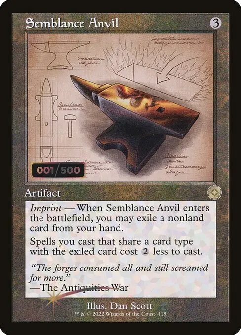 Semblance Anvil · The Brothers' War Retro Artifacts 115z/189