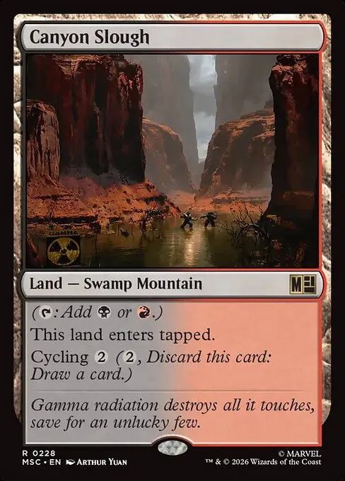 Canyon Slough · Marvel Super Heroes Commander 228/9
