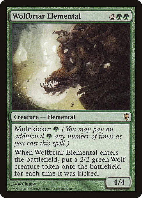 Wolfbriar Elemental · Conspiracy 182/210