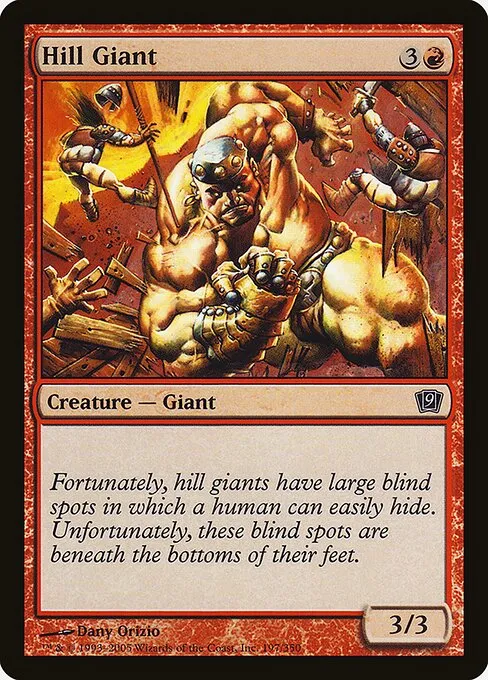 Hill Giant · Ninth Edition 197★/710