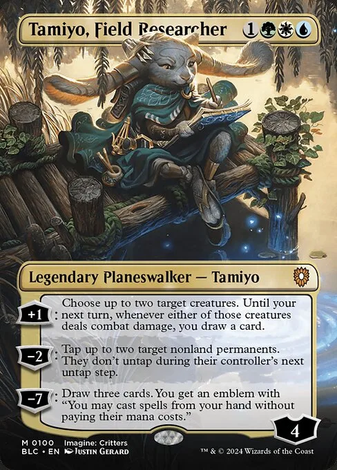Tamiyo, Field Researcher · Bloomburrow Commander 100/356