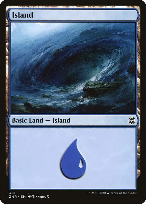 Island · Zendikar Rising 381/407