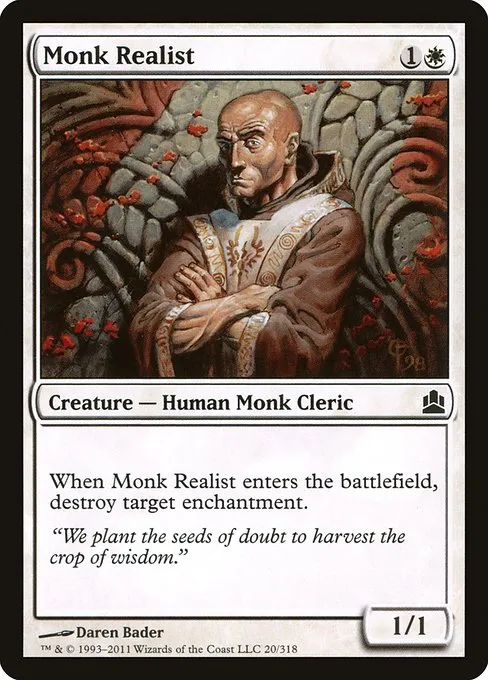 Monk Realist · Commander 2011 20/318