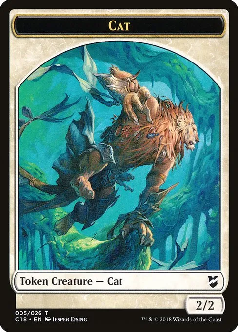 Cat · Commander 2018 Tokens 5/26