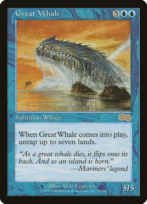 Great Whale · Urza's Saga 77/357