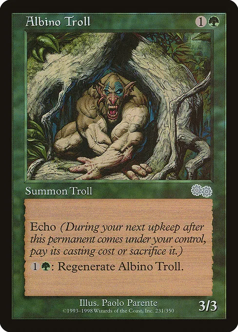 Albino Troll · Urza's Saga 231/357
