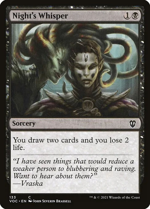 Night's Whisper · Crimson Vow Commander 133/188
