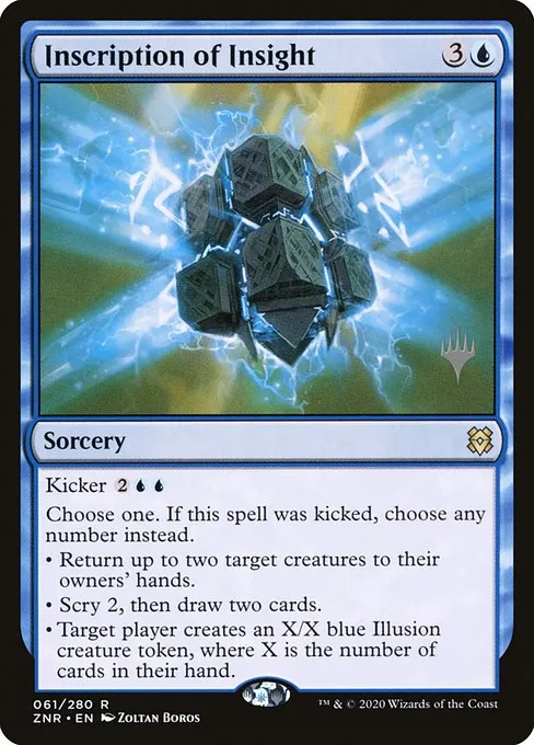 Inscription of Insight · Zendikar Rising Promos 61p/153