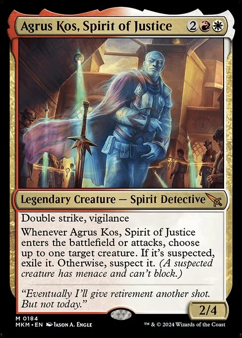 Agrus Kos, Spirit of Justice · Murders at Karlov Manor 184/451