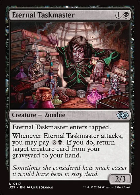 Eternal Taskmaster · Foundations Jumpstart 117/779