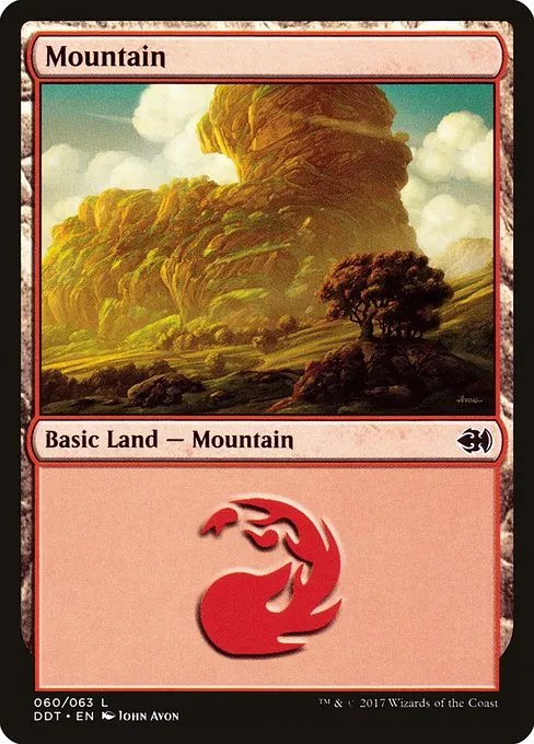 Mountain · Duel Decks: Merfolk vs. Goblins 60/63