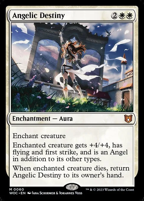 Angelic Destiny · Wilds of Eldraine Commander 60/173