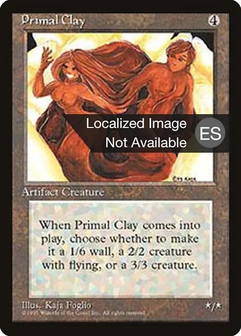 Primal Clay · Fourth Edition Foreign Black Border 342/378
