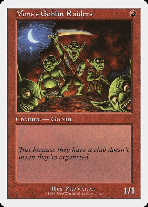 Mons's Goblin Raiders · Starter 2000 32/20