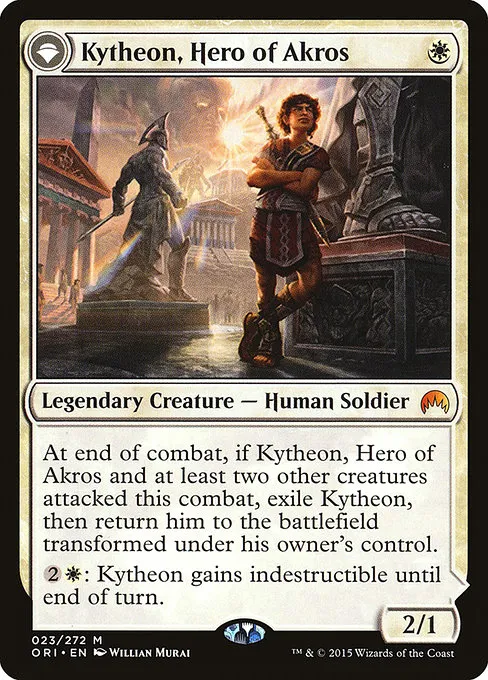 Kytheon, Hero of Akros // Gideon, Battle-Forged · Magic Origins 23/288