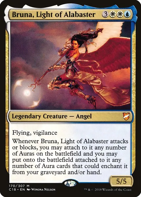 Bruna, Light of Alabaster · Commander 2018 170/307