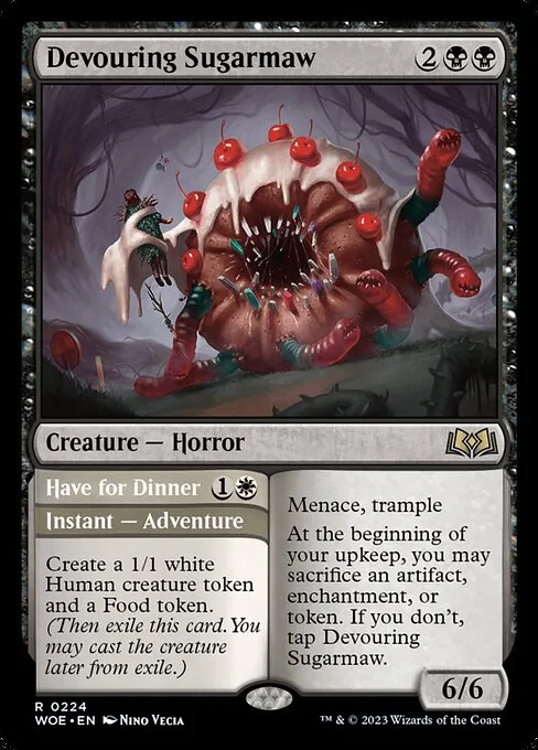 Devouring Sugarmaw // Have for Dinner · Wilds of Eldraine 224/381