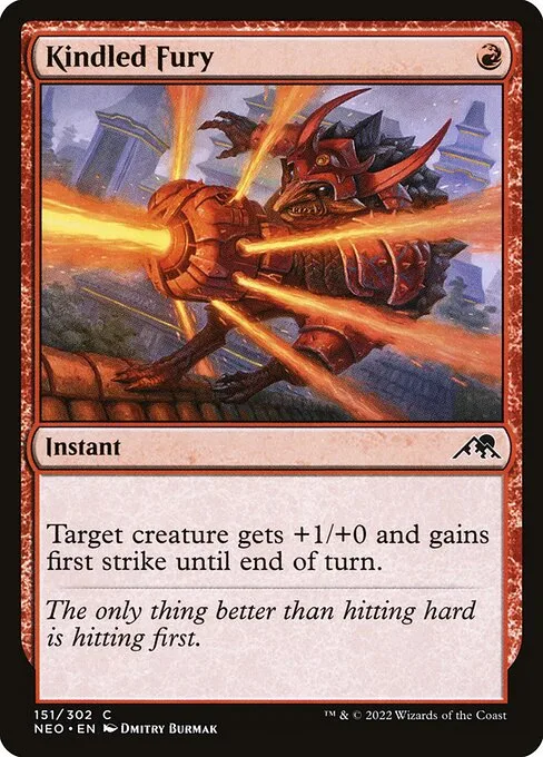 Kindled Fury · Kamigawa: Neon Dynasty 151/531