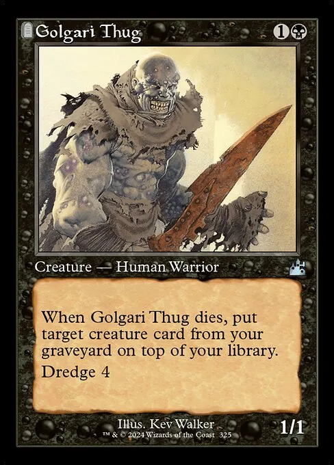Golgari Thug · Ravnica Remastered 325/531