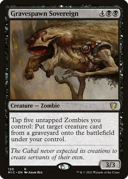 Gravespawn Sovereign · Midnight Hunt Commander 120/187
