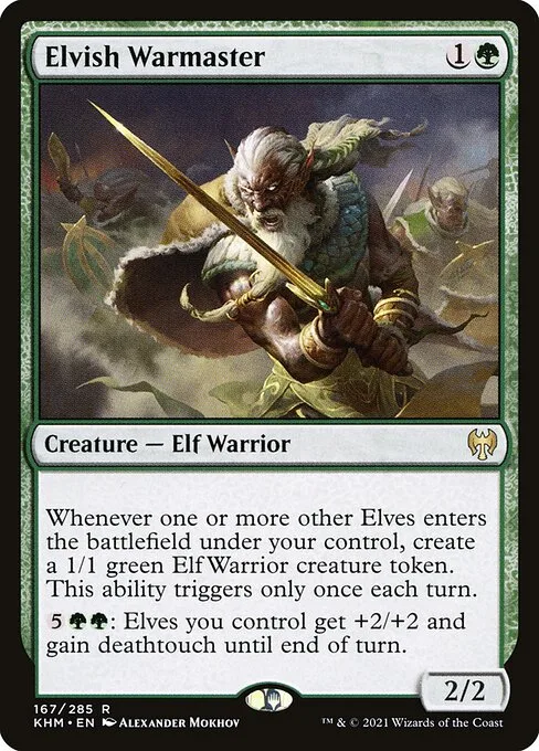 Elvish Warmaster · Kaldheim 167/425