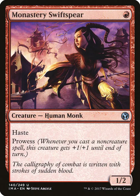 Monastery Swiftspear · Iconic Masters 140/249