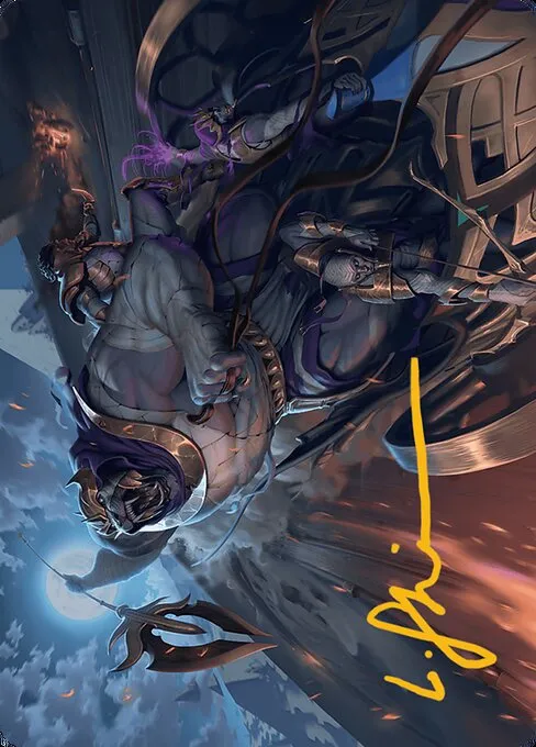 Zahur, Glory's Past // Zahur, Glory's Past · Aetherdrift Art Series 10/54