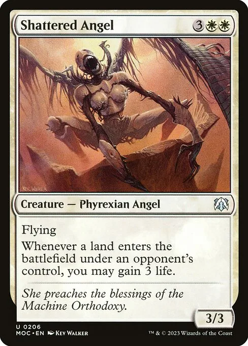 Shattered Angel · March of the Machine Commander 206/450