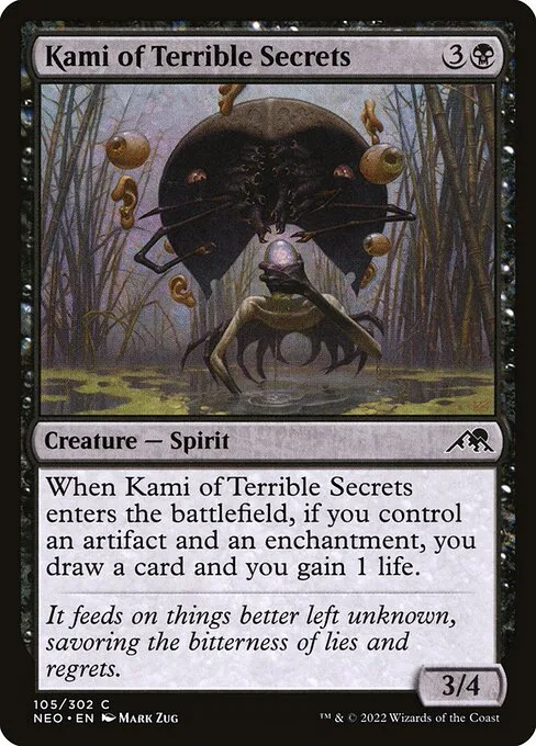 Kami of Terrible Secrets · Kamigawa: Neon Dynasty 105/531