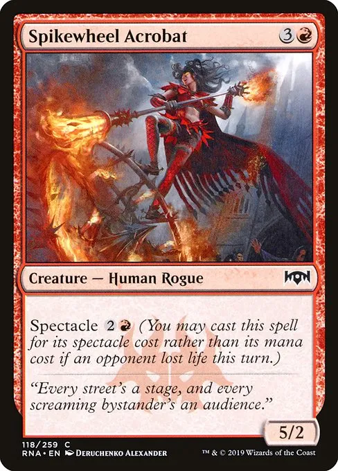 Spikewheel Acrobat · Ravnica Allegiance 118/273
