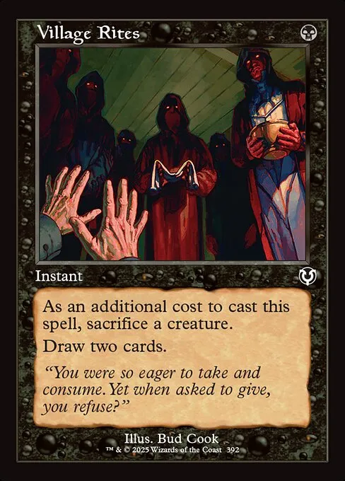 Village Rites · Innistrad Remastered 392/495