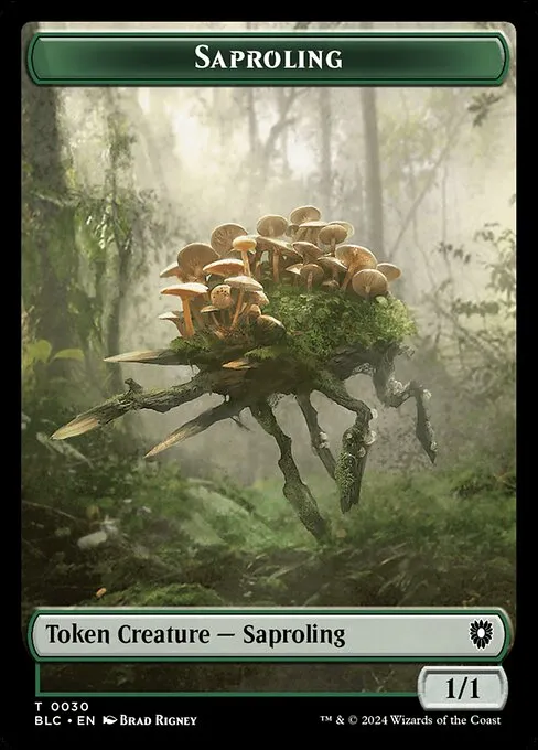 Saproling · Bloomburrow Commander Tokens 30/41
