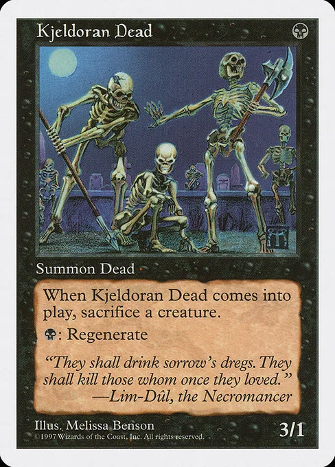 Kjeldoran Dead · Fifth Edition 170/460