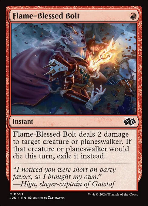 Flame-Blessed Bolt · Foundations Jumpstart 551/779