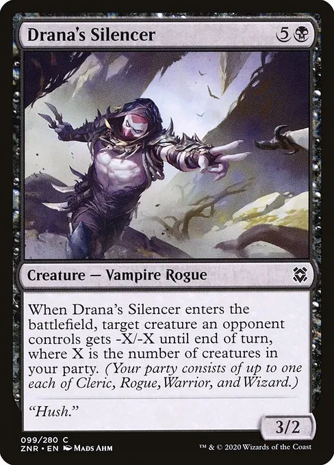 Drana's Silencer · Zendikar Rising 99/407