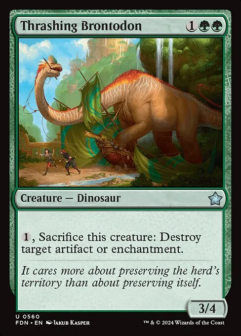 Thrashing Brontodon · Foundations 560/771