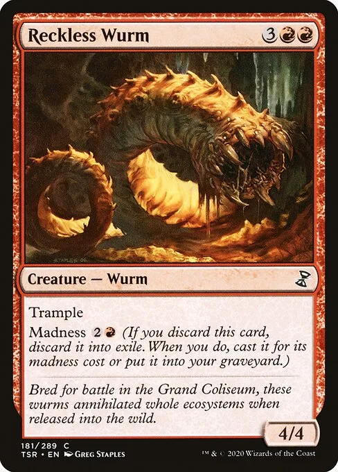 Reckless Wurm · Time Spiral Remastered 181/411