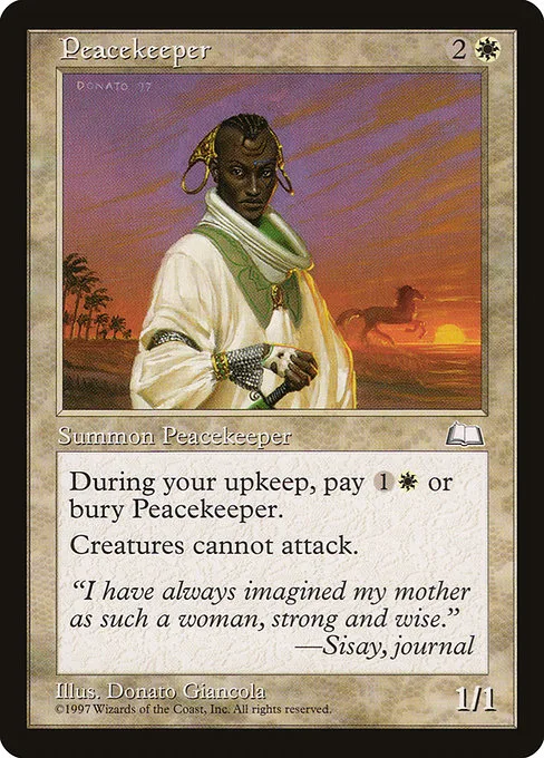 Peacekeeper · Weatherlight 22/167