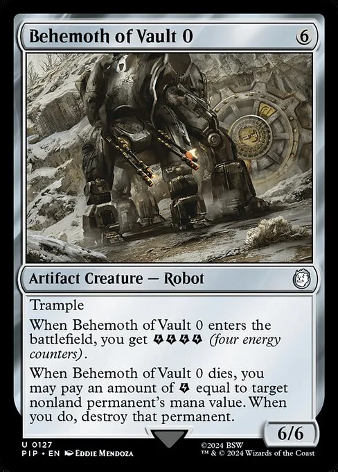 Behemoth of Vault 0 · Fallout 127/1068