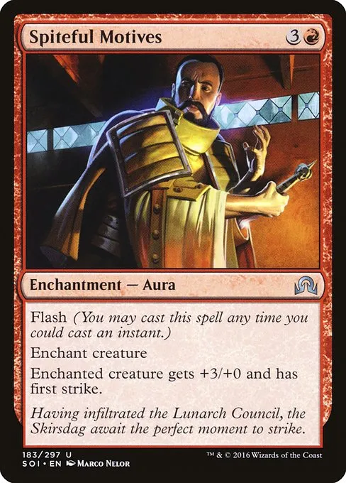 Spiteful Motives · Shadows over Innistrad 183/302