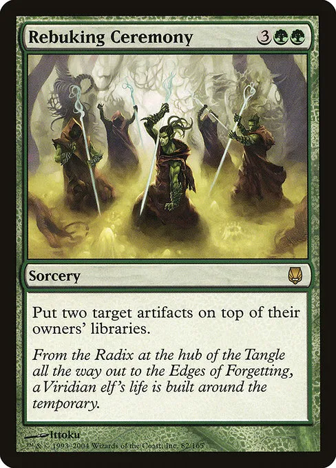 Rebuking Ceremony · Darksteel 82/165