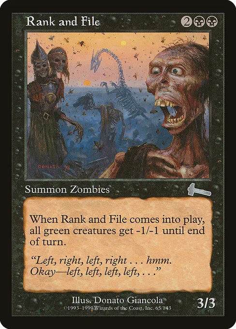 Rank and File · Urza's Legacy 65/143