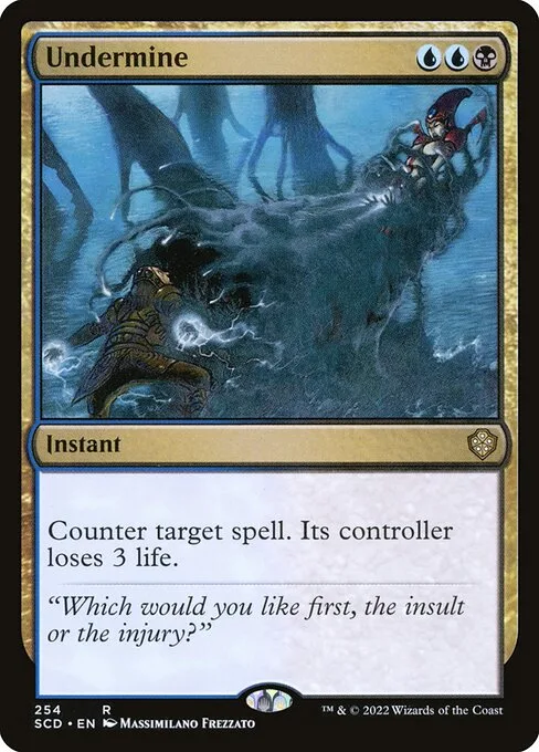 Undermine · Starter Commander Decks 254/352