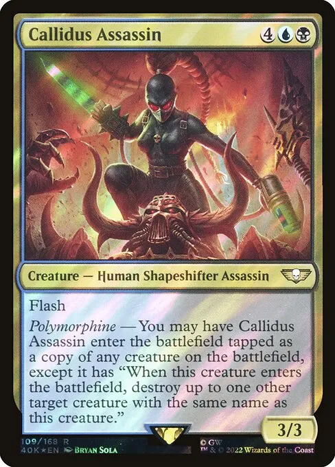 Callidus Assassin · Warhammer 40,000 Commander 109★/617