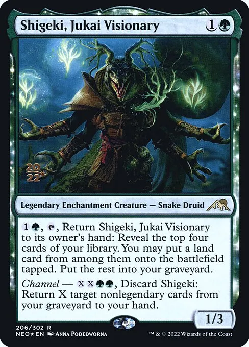 Shigeki, Jukai Visionary · Kamigawa: Neon Dynasty Promos 206s/148