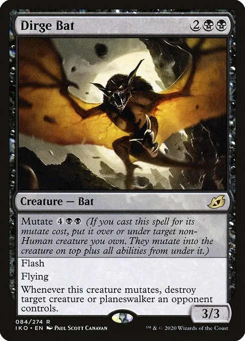 Dirge Bat · Ikoria: Lair of Behemoths 84/390