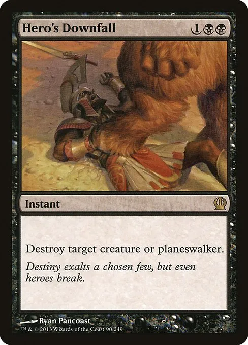 Hero's Downfall · Theros 90/249